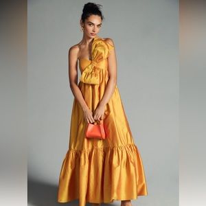 Atsu Bow Dress, Size M. Purchased for $248. Wore once, dry-cleaned. No stains.